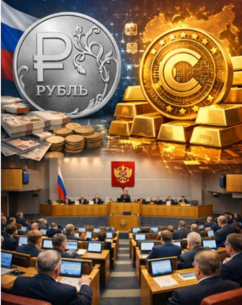 Госдума предложила проработать вопрос выпуска российского стейблкоина с обеспечением в рублях или золоте