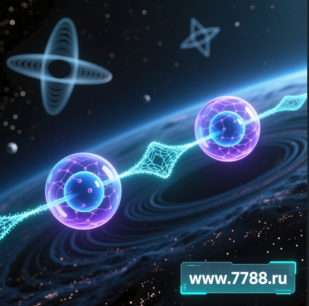 Кубитовая связь не зависит от расстояния и осуществляется напрямую между частицами, без использования вспомогательных средств 