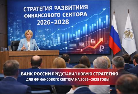 Центробанк РФ представил проект основных направлений развития финансового рынка с 2026 по 2028 год.