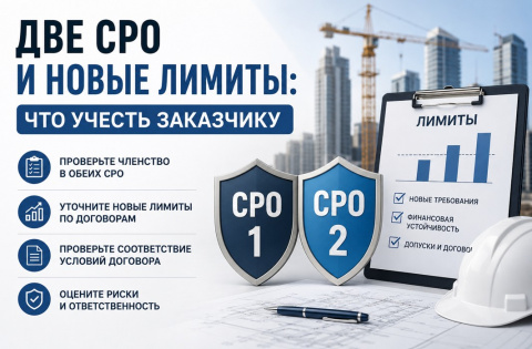 Новые лимиты и двойные СРО: как не ошибиться в требованиях к участникам стройзакупок