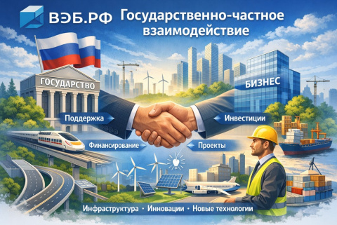 Государственная корпорация развития «ВЭБ.РФ» разработала первую версию проекта национального стандарта «Государственно-частное взаимодействие. Общие положения»