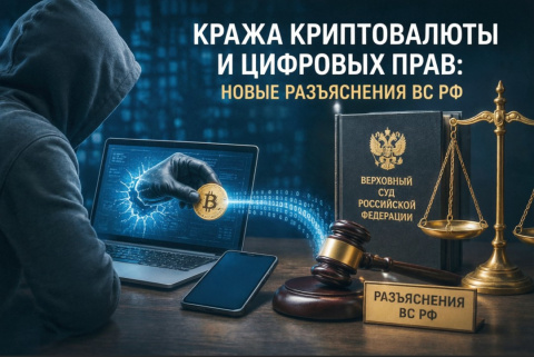 Пленум ВС РФ признал цифровые рубли, криптовалюту и цифровые права предметом хищения