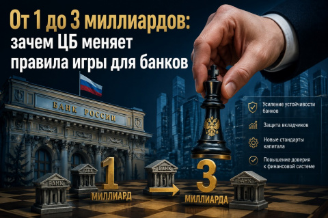 ЦБ РФ установил новые пороговые значения капитала для кредитных организаций до 2030 года