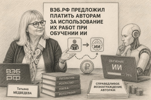 Инициатива ВЭБ.РФ: механизм выплат авторам за использование их работ в ИИ