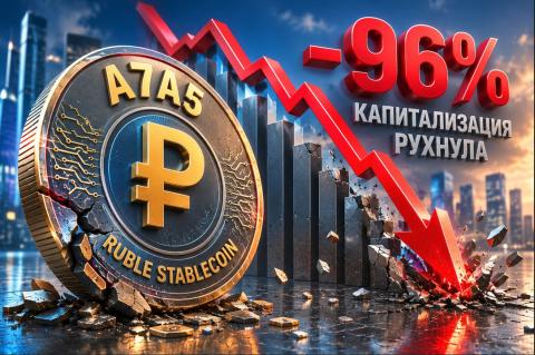 A7A5: как рублевый стейблкоин с оборотом $100 млрд потерял почти всю стоимость