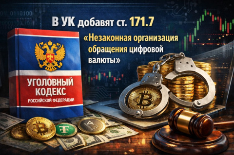 За оборот криптовалюты без лицензии — до 7 лет колонии