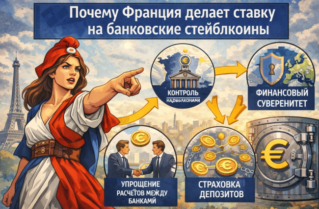 Париж делает ставку на токенизированные депозиты: курс на цифровой €