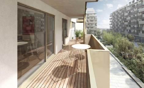 Новый проект в районе Seestadt. Расположение: 1220, U2 Seestadt. 1220 Wien, Pilotengasse 118 .