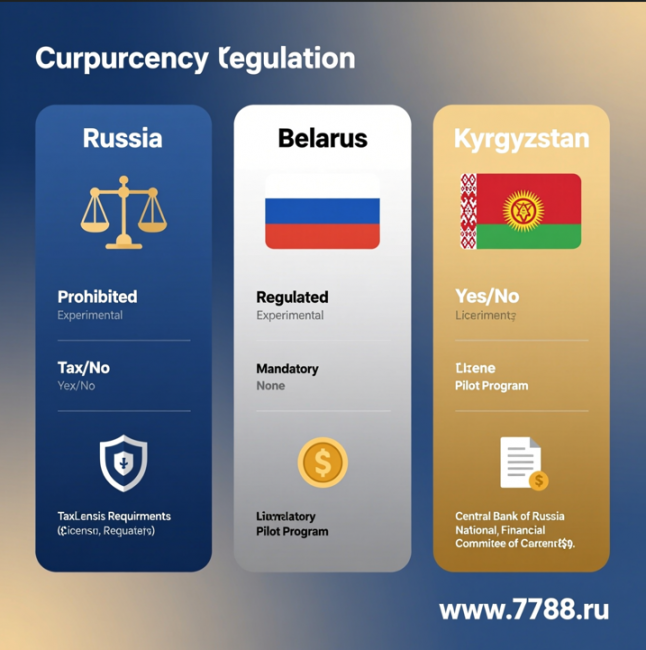 Регулирование криптовалют в России и странах СНГ, изменения в 2025 году. ... Например, в Беларуси криптовалюты официально признаны платежным средством, а в Казахстане запущены собственные блокчейн-проекты.