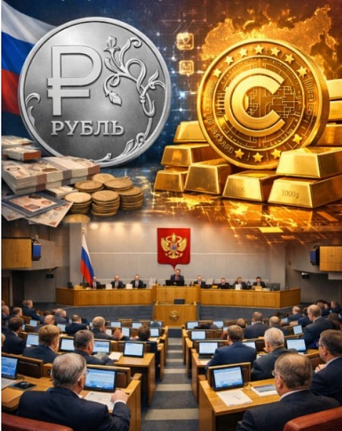 Госдума предложила проработать вопрос выпуска российского стейблкоина с обеспечением в рублях или золоте