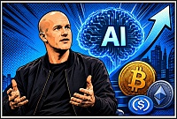 Синергия, а не конкуренция. Почему глава Coinbase видит в ИИ главный драйвер роста криптовалют
