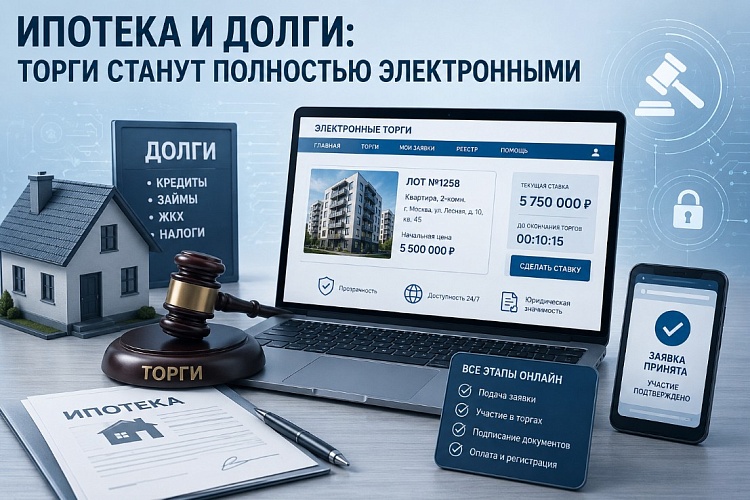Как изменится продажа ипотечного и арестованного имущества с 2027 года