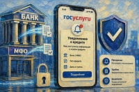 Банки и МФО обяжут уведомлять о кредитах через Госуслуги