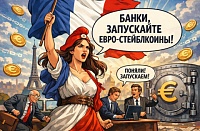 «Евро против доллара: почему Франция делает ставку на банковские стейблкоины»
