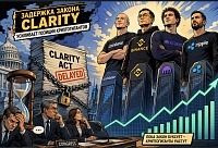 Задержка закона CLARITY усиливает позиции криптогигантов